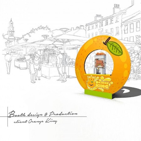Orange King Booth Design & Production